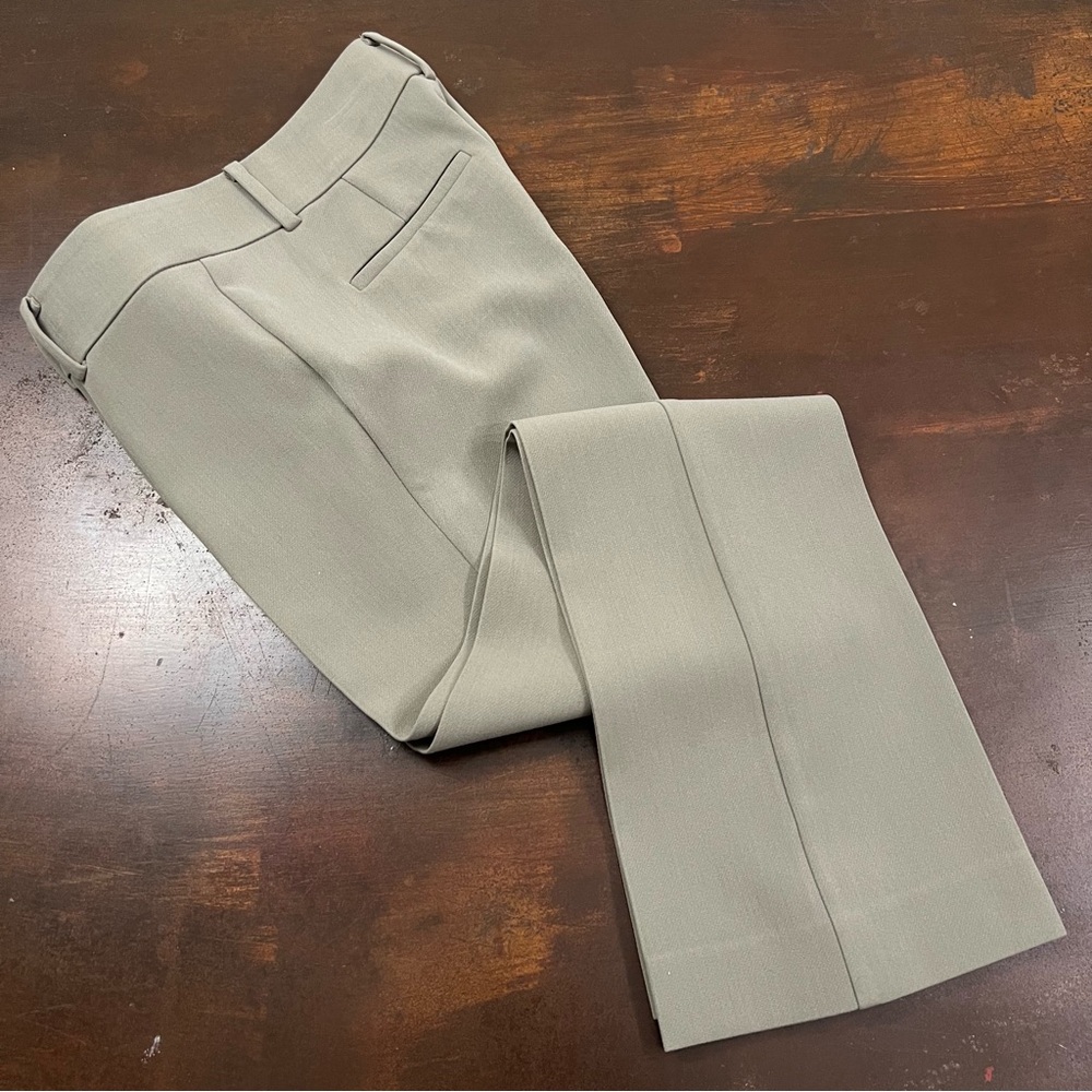 Ann Taylor Dressy Work Trouser Pant Flare Size 4P elegant classic office work